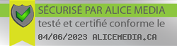 Sécurisé par Alice Média