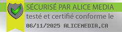 Sécurisé par Alice Média